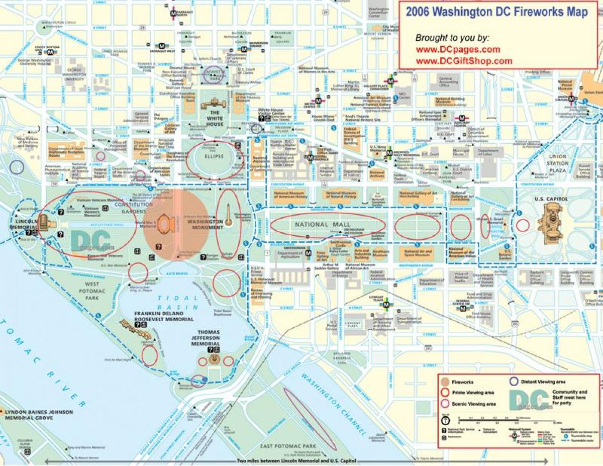 מפה של גבעת הקפיטול, הבית הלבן