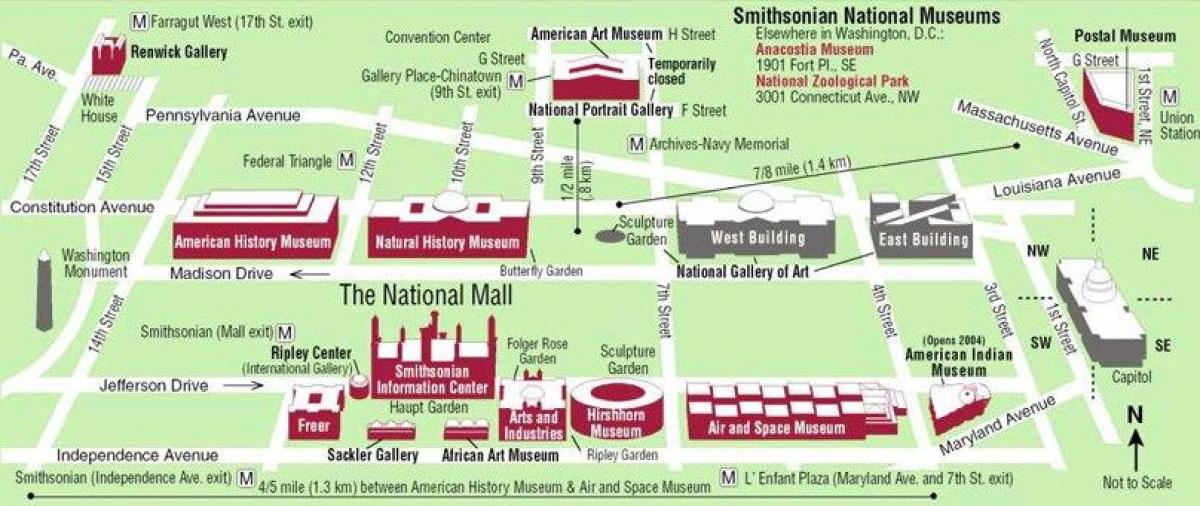 וושינגטון מוזיאון מפה