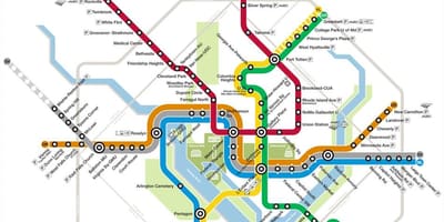 Dc מטרו המפה 2015
